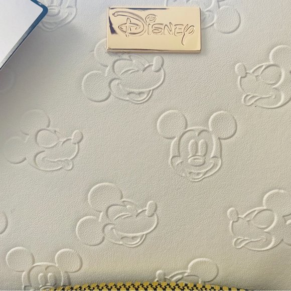 NEW Disney Mickey Mouse Embossed Backpack Faux Leather Mickey Mouse Ears - Picture 3 of 14